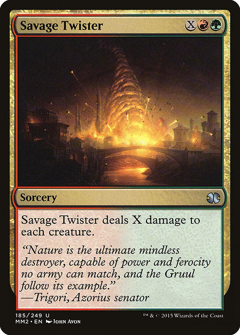 Savage Twister (185) (Foil) - Modern Masters 2015 - Game On