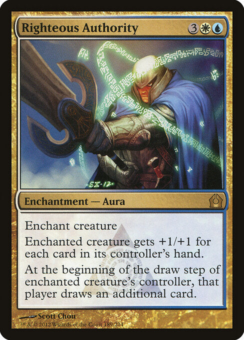 Righteous Authority (189) (Foil) - Return to Ravnica - Game On
