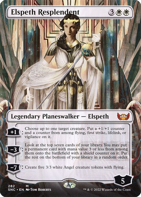 Elspeth Resplendent (282) - BORDERLESS - FULL ART - Streets of New Capenna - Game On