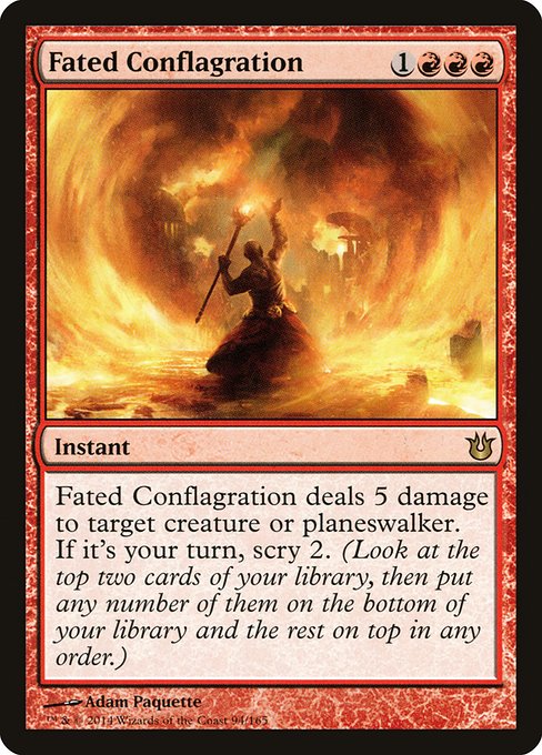 Fated Conflagration (94) (Foil) - Born of the Gods - Game On