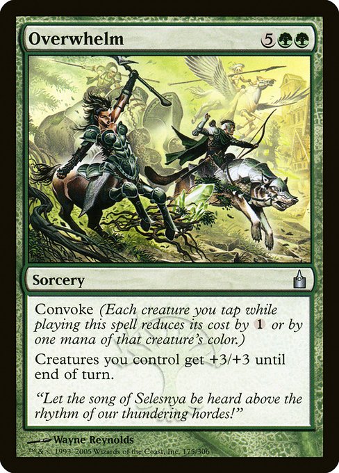 Overwhelm (175) (Foil) - Ravnica: City of Guilds - Game On