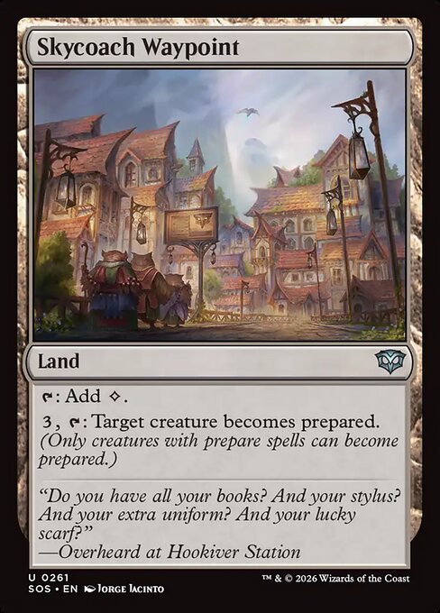 Skycoach Waypoint (261) (Foil) - Secrets of Strixhaven - Game On