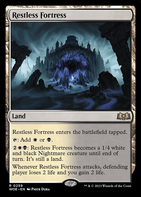 Restless Fortress (259) (Foil) - Wilds of Eldraine - Game On