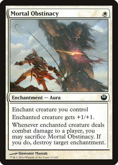 Mortal Obstinacy (17) (Foil) - Journey into Nyx - Game On