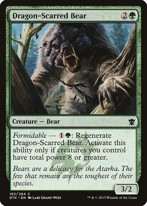 Dragon-Scarred Bear (183) - Dragons of Tarkir - Game On