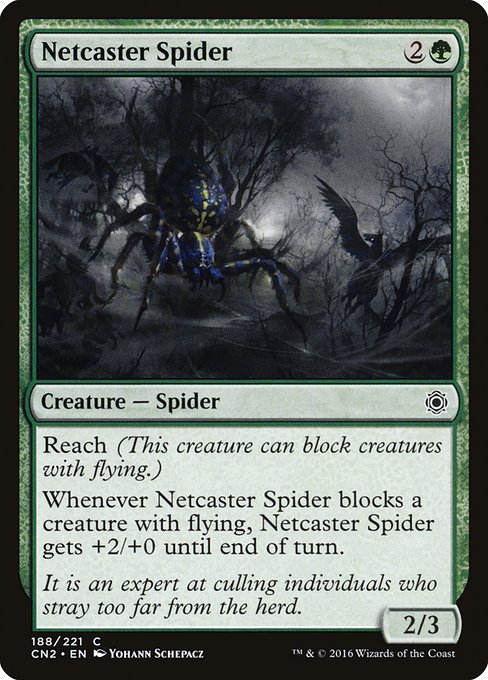Netcaster Spider (188) (Foil) - Conspiracy: Take the Crown - Game On