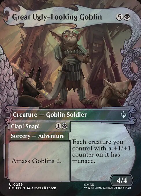 Great Ugly-Looking Goblin // Clap! Snap! (259) (Foil) - The Hobbit - Game On