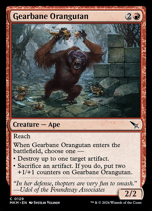Gearbane Orangutan (129) - Murders at Karlov Manor - Game On