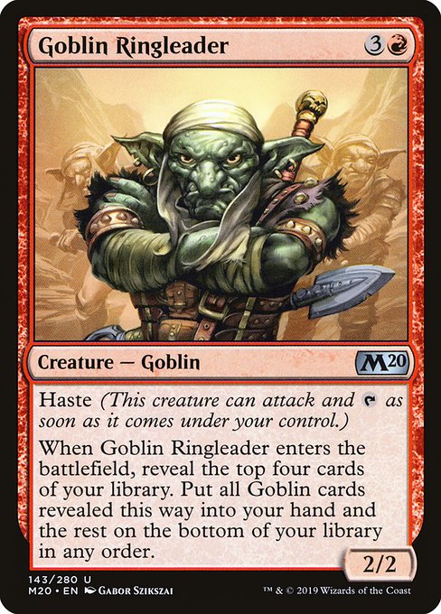 Goblin Ringleader (143) - Core Set 2020 - Game On