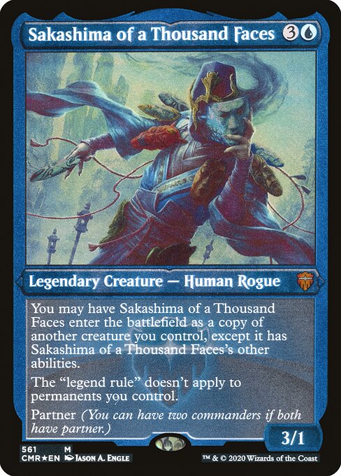 Sakashima of a Thousand Faces (561) (Etched) - Commander Legends - Game On