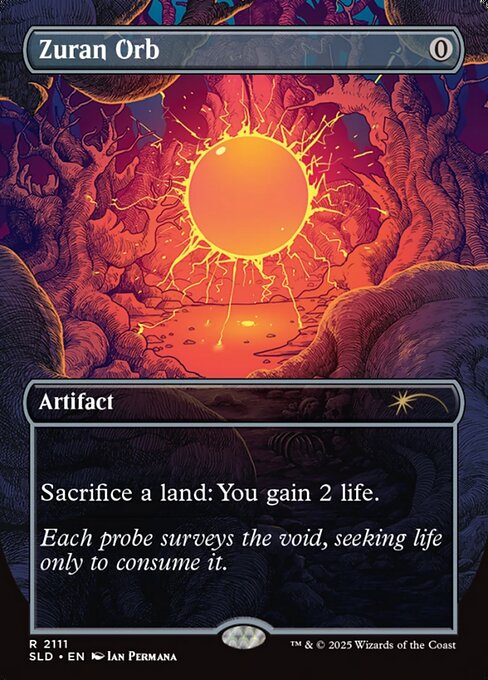 Zuran Orb (2111) - BORDERLESS - FULL ART - Secret Lair Drop - Game On