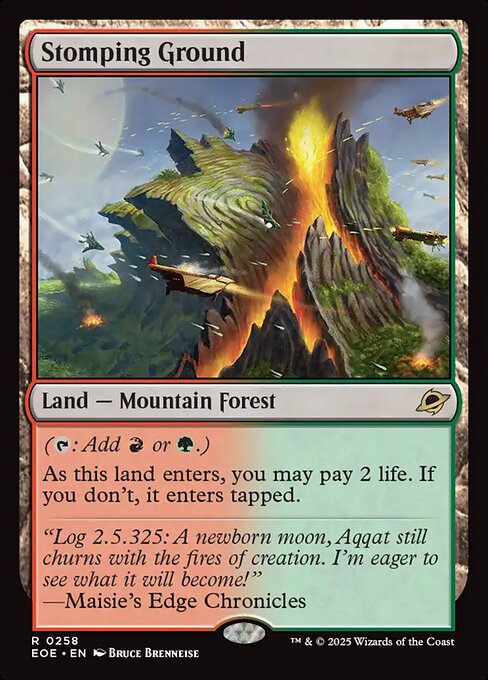 Stomping Ground (258) (Foil) - Edge of Eternities - Game On