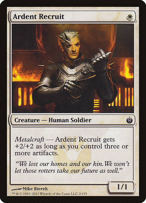 Ardent Recruit (2) (Foil) - Mirrodin Besieged - Game On