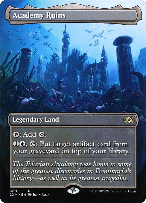 Academy Ruins (369) - BORDERLESS - FULL ART - Double Masters - Game On