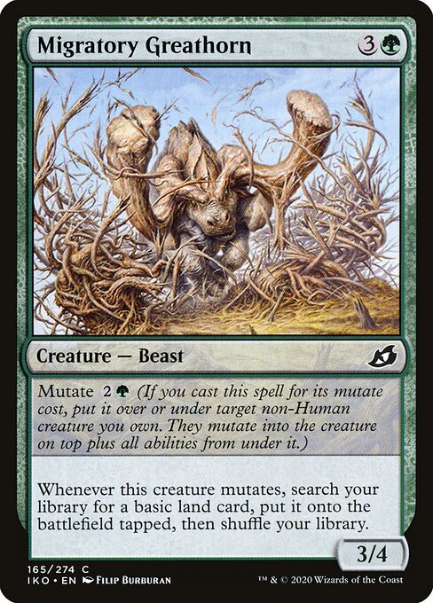 Migratory Greathorn (165) (Foil) - Ikoria: Lair of Behemoths - Game On