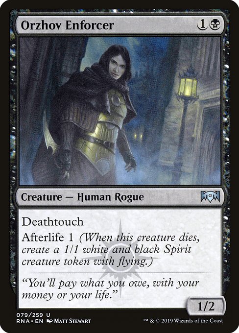 Orzhov Enforcer (79) - Ravnica Allegiance - Game On