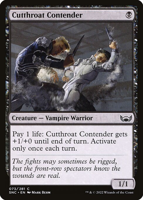 Cutthroat Contender (73) - Streets of New Capenna - Game On