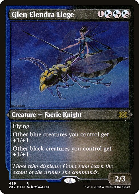 Glen Elendra Liege (499) (Etched) - Double Masters 2022 - Game On