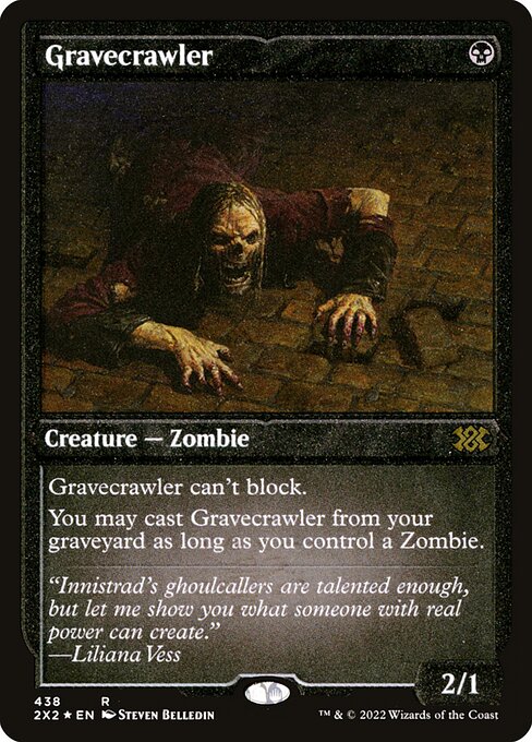 Gravecrawler (438) (Etched) - Double Masters 2022 - Game On