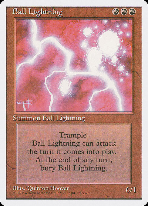 Ball Lightning (176) - Fourth Edition - Game On
