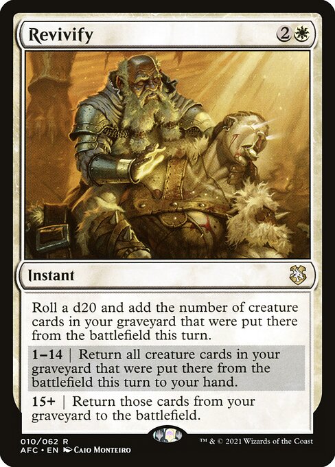 Revivify (10) - Forgotten Realms Commander - Game On