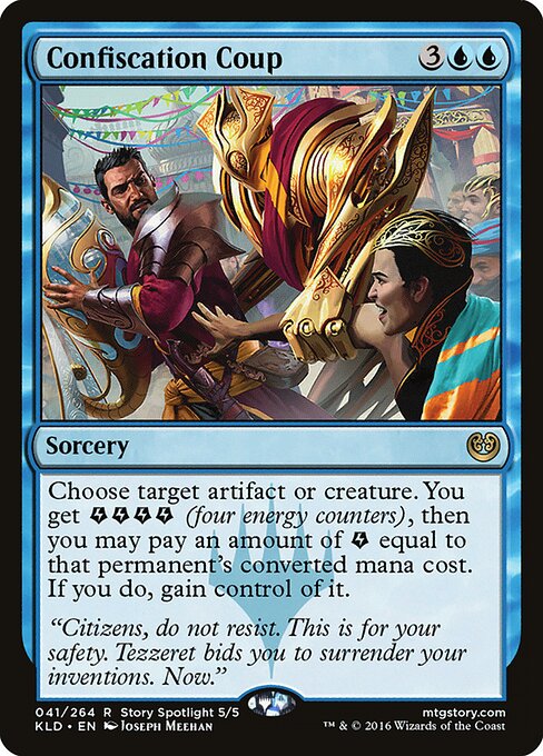 Confiscation Coup (41) (Foil) - Kaladesh - Game On