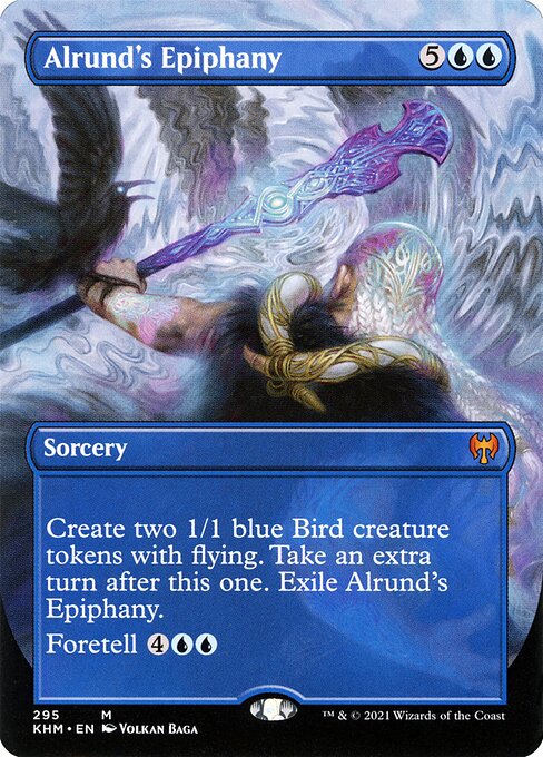 Alrund's Epiphany (295) - BORDERLESS - FULL ART - Kaldheim - Game On