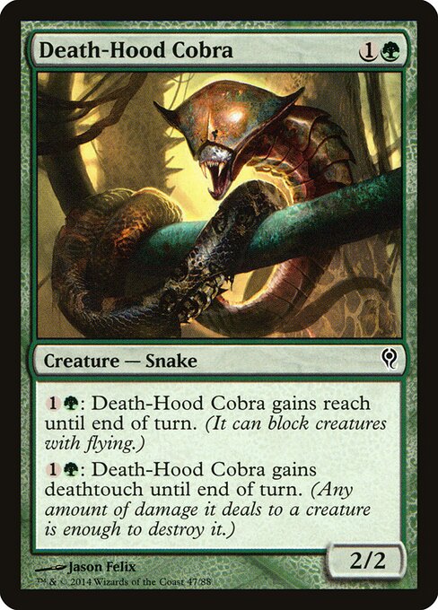 Death-Hood Cobra (47) - Duel Decks: Jace vs. Vraska - Game On