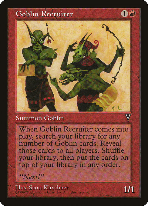Goblin Recruiter (80) - Visions - Game On