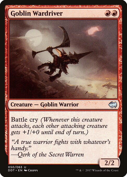 Goblin Wardriver (50) - Duel Decks: Merfolk vs. Goblins - Game On