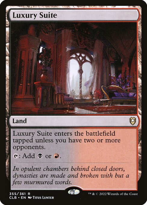 Luxury Suite (355) (Foil) - Commander Legends: Battle for Baldur's Gate - Game On