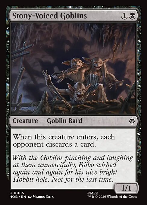 Stony-Voiced Goblins (85) - The Hobbit - Game On