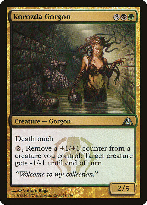 Korozda Gorgon (78) (Foil) - Dragon's Maze - Game On