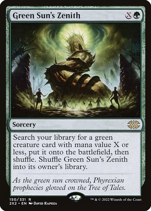 Green Sun's Zenith (150) - Double Masters 2022 - Game On