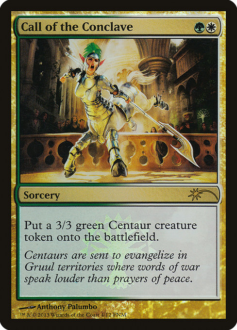 Call of the Conclave (4) (Foil) - Friday Night Magic 2013 - Game On