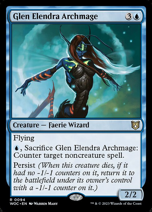 Glen Elendra Archmage (94) - Wilds of Eldraine Commander - Game On