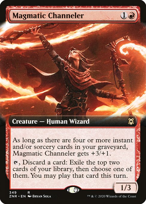 Magmatic Channeler (349) - EXTENDED ART (Foil) - Zendikar Rising - Game On