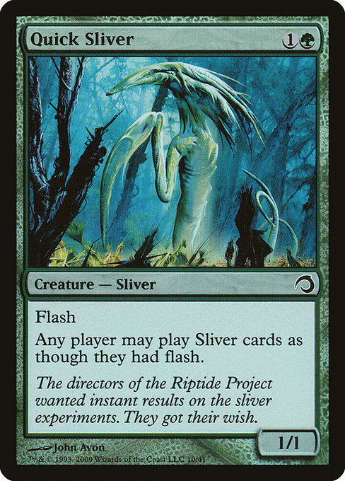 Quick Sliver (10) (Foil) - Premium Deck Series: Slivers - Game On