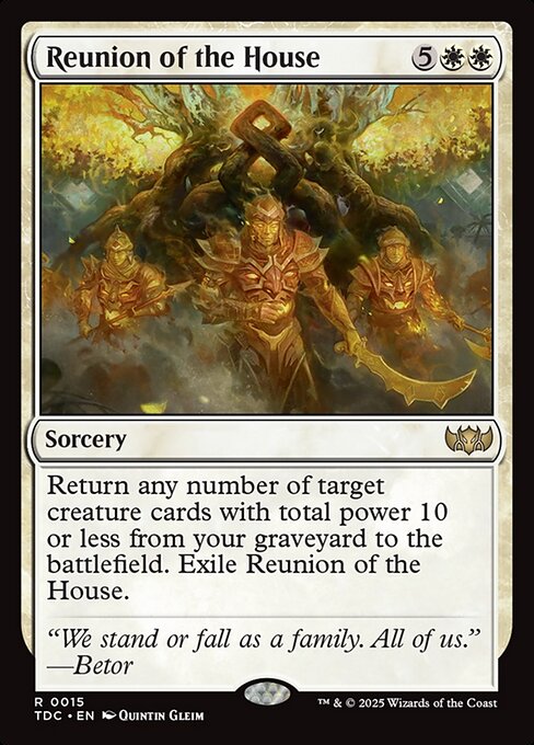Reunion of the House (15) - Tarkir: Dragonstorm Commander - Game On