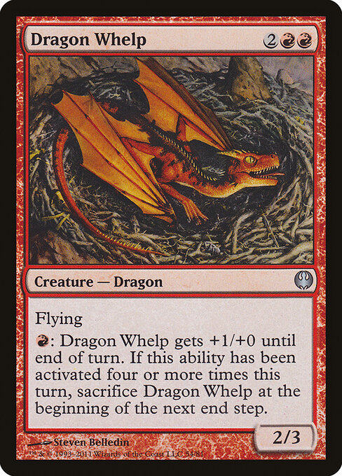 Dragon Whelp (54) - Duel Decks: Knights vs. Dragons - Game On