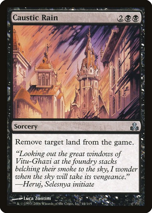 Caustic Rain (44) (Foil) - Guildpact - Game On
