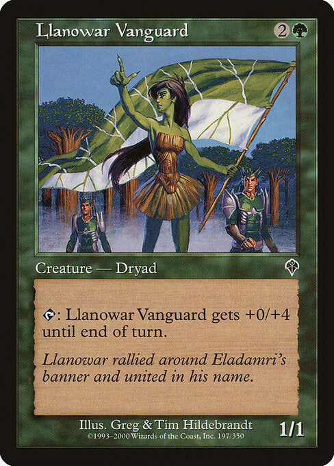 Llanowar Vanguard (197) (Foil) - Invasion - Game On