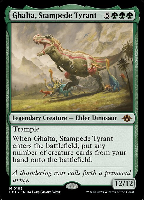 Ghalta, Stampede Tyrant (185) (Foil) - The Lost Caverns of Ixalan - Game On