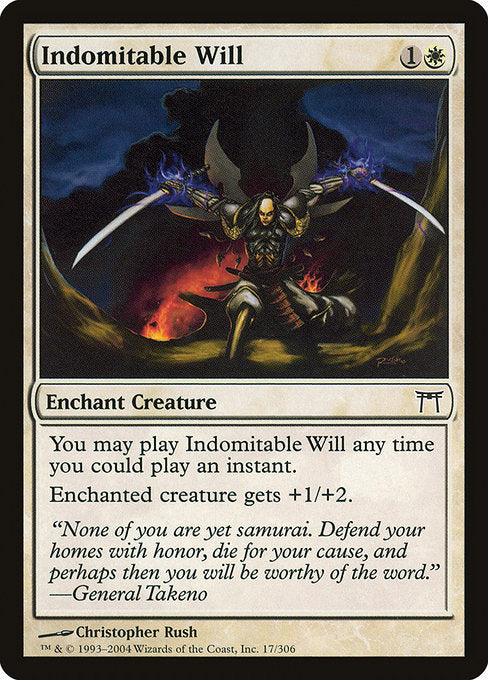 Indomitable Will (17) - Champions of Kamigawa - Game On