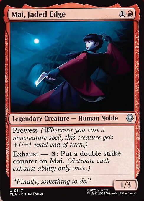 Mai, Jaded Edge (147) (Foil) - Avatar: The Last Airbender - Game On