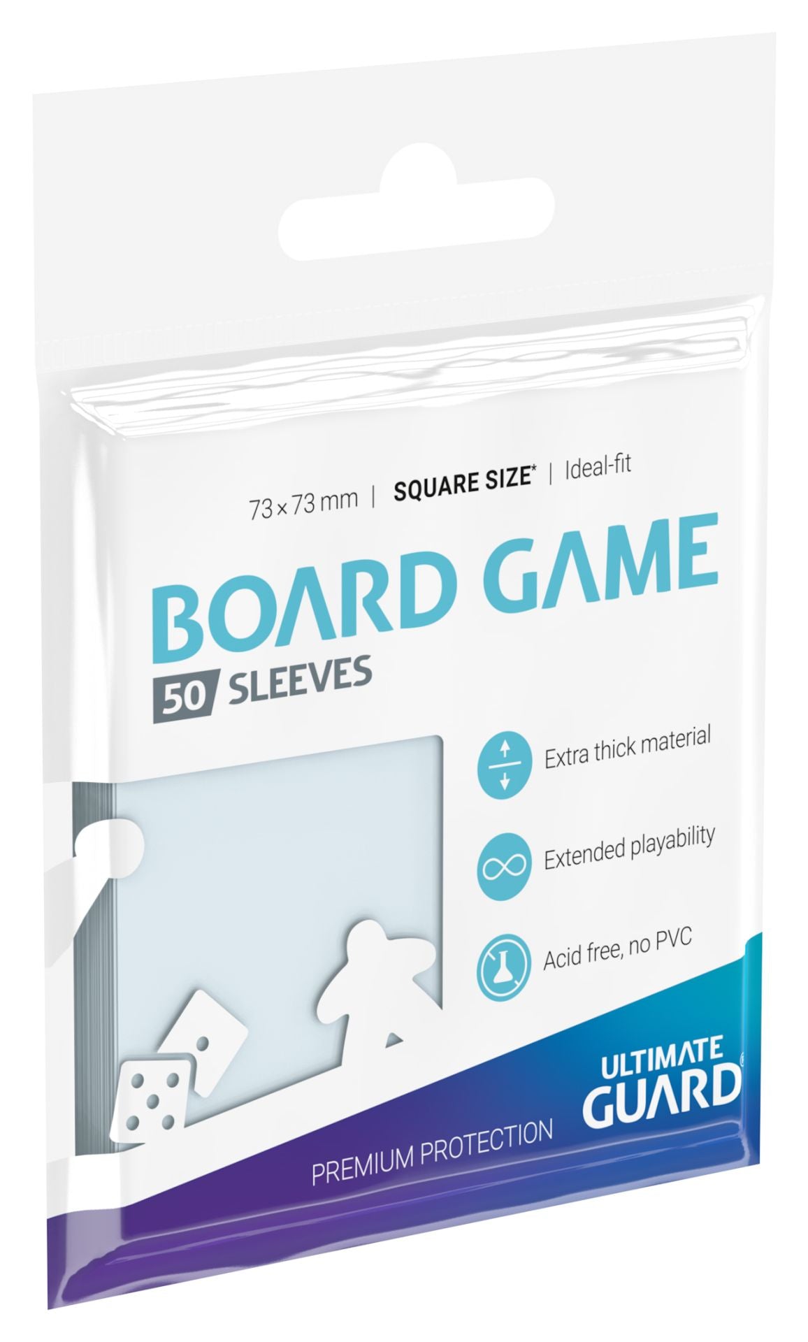 73mm Square - Premium Sleeves - Game On