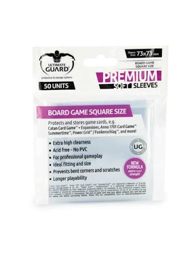 73mm Square - Premium Sleeves - Game On