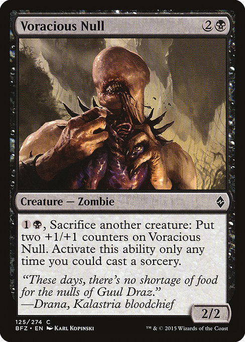 Voracious Null (125) (Foil) - Battle for Zendikar - Game On