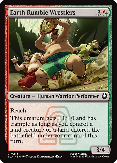 Earth Rumble Wrestlers (218) (Foil) - Avatar: The Last Airbender - Game On