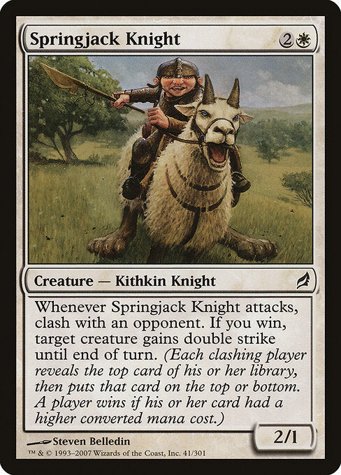 Springjack Knight (41) (Foil) - Lorwyn - Game On